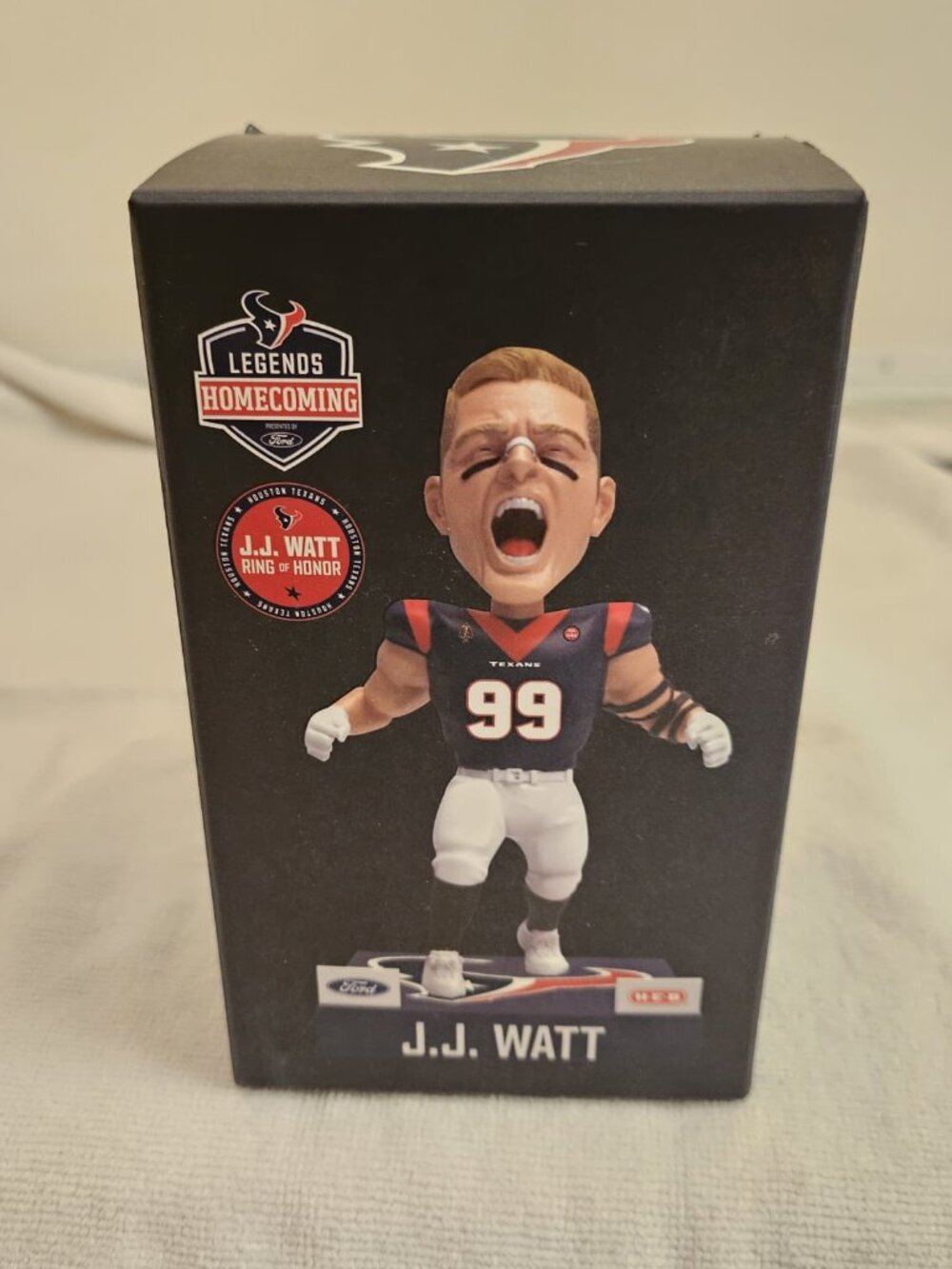 J.J. Watt Houston Texans Retirement Ring of Honor Homecoming Bobblehead